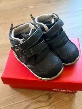 See Kai Run Black Toddler waterproof High-Top Boots